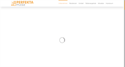 Desktop Screenshot of perfekta-pflege.com